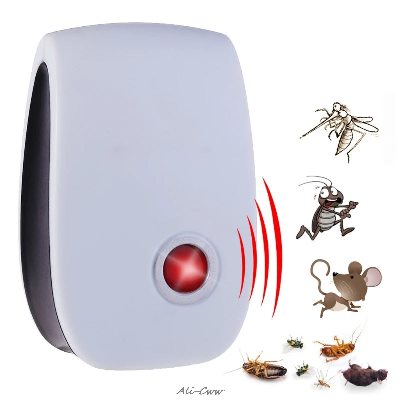 2x Ultrasonic Pest Reject Pest Repeller Electronic Rodent Control